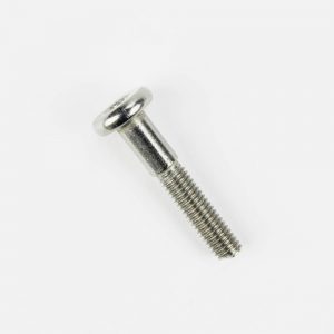 Screw for wheels guide